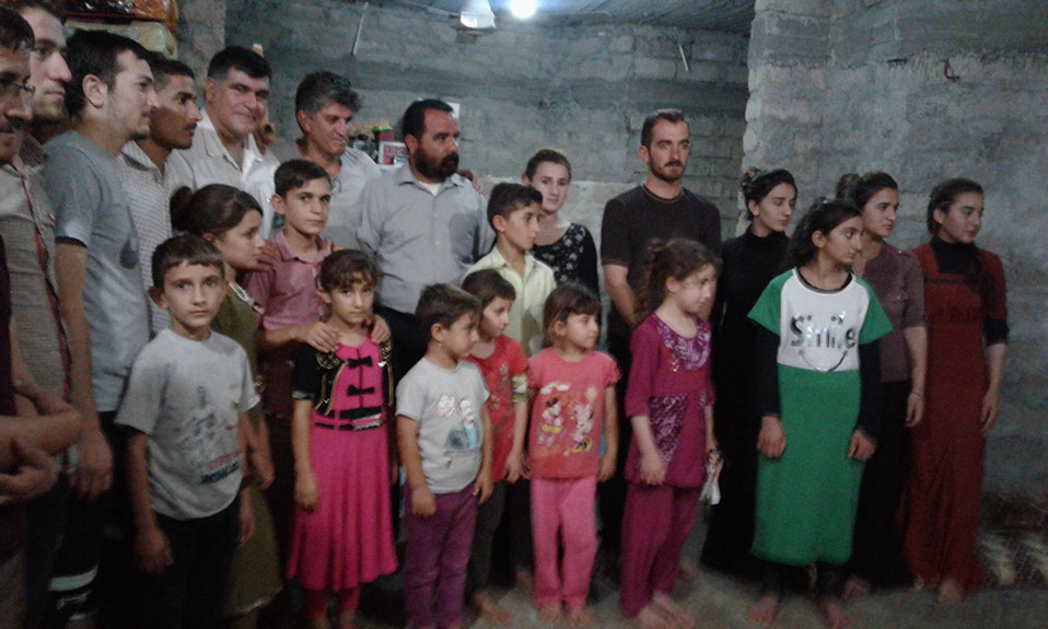 Aid relief distribution in Iraq, July 2016
