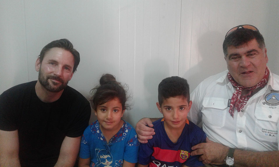 Children of war relief visit, July 2016