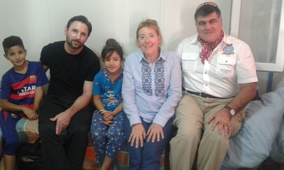 Children of war relief visit, July 2016