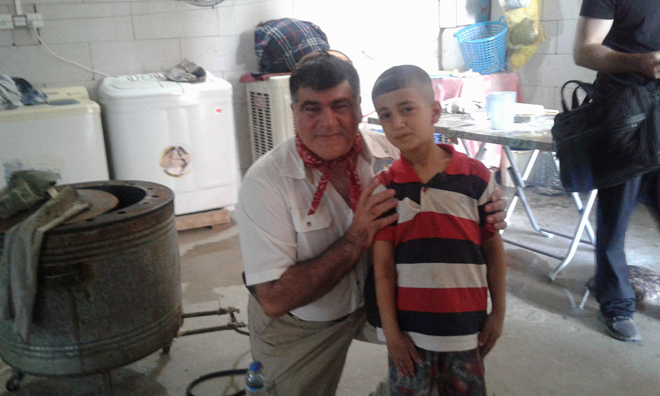 Children of war relief visit, July 2016