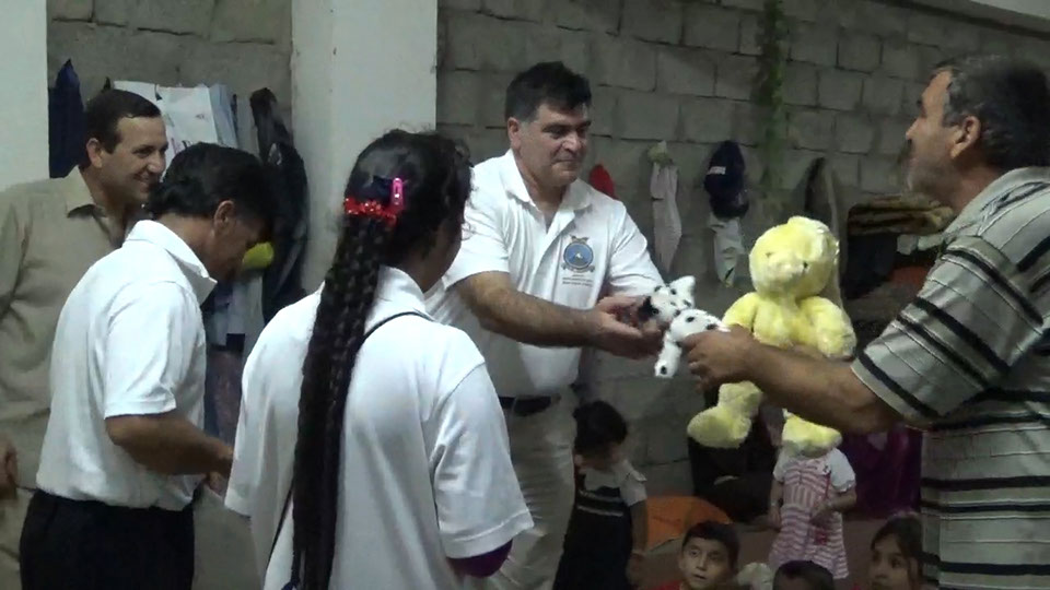 Relief aid distribution in Iraq, summer 2016